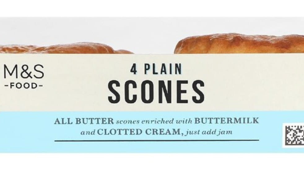 M&S plain scones